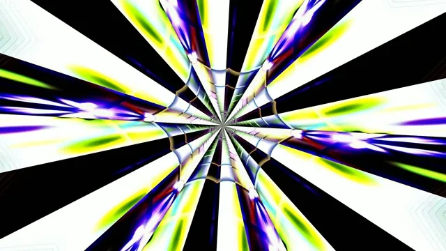 Radiant Sunburst Neon VJ Loop 4K | Colorful Tunnel Screensaver 60fps